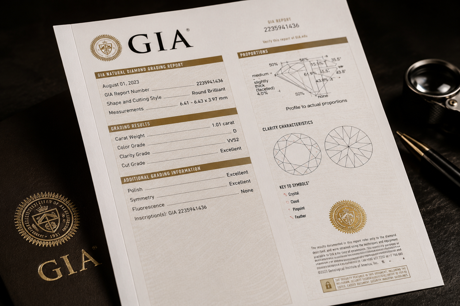 תעודת GIA